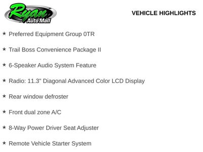 2026 Chevrolet Colorado Trail Boss