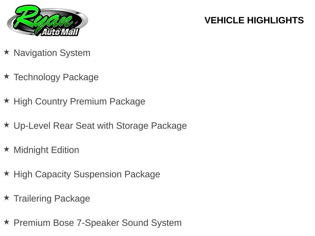 2026 Chevrolet Silverado 1500 High Country