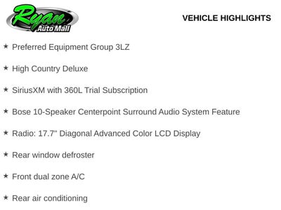 2026 Chevrolet Tahoe High Country