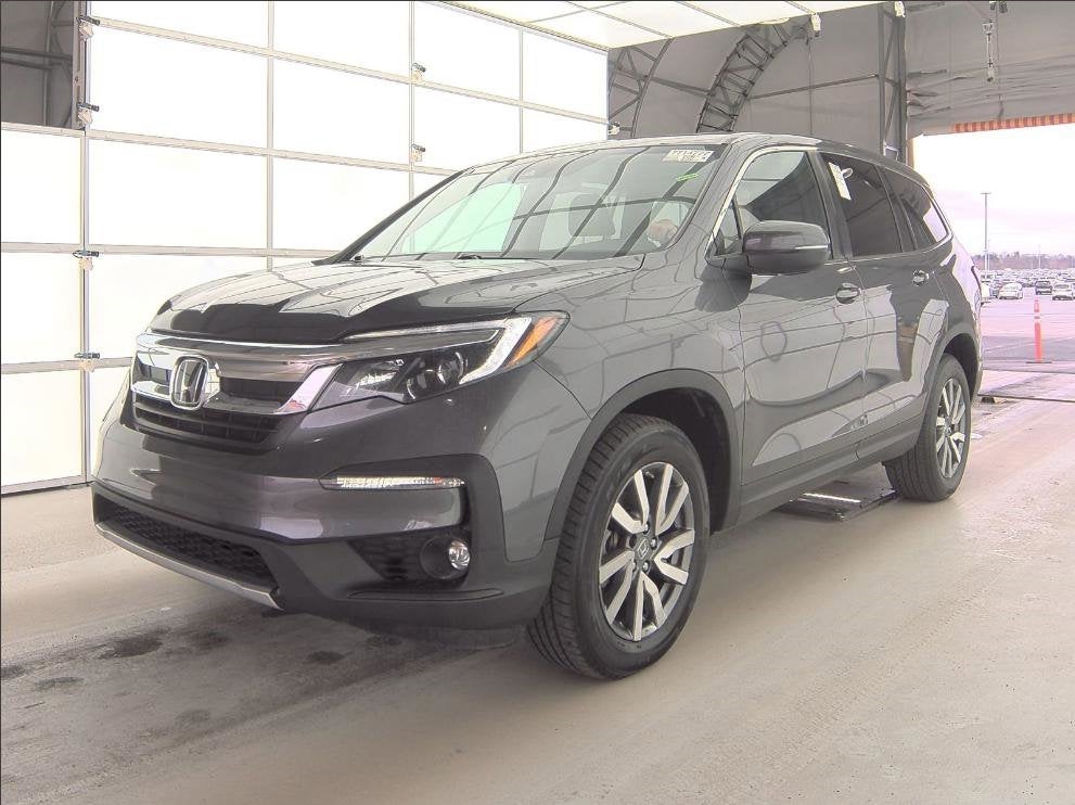 Used 2021 Honda Pilot EX-L with VIN 5FNYF6H55MB069293 for sale in Buffalo, Minnesota