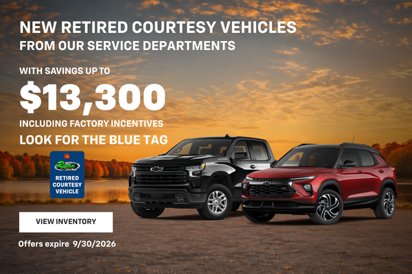 Ryan Auto Mall’s Retired Service Vehicle Inventory