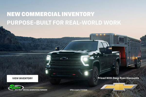 Ryan Auto Mall’s New Commercial Inventory