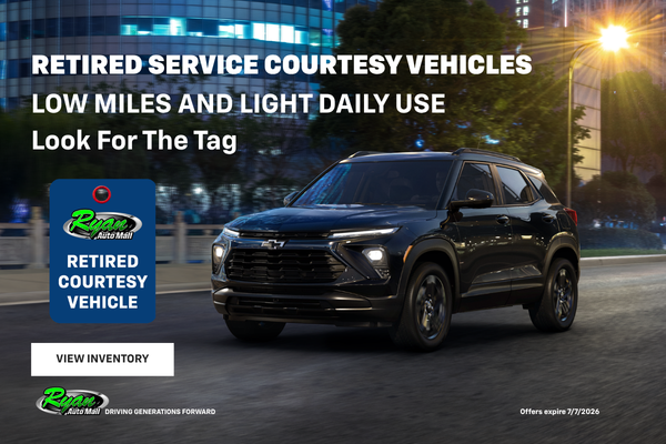 Ryan Auto Mall’s Retired Service Vehicle Inventory
